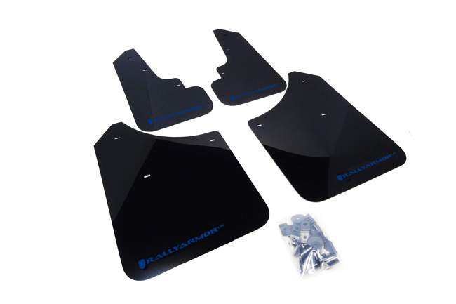 (03-08) Forester - Rally Armor - UR Mudflaps (Black/Blue)