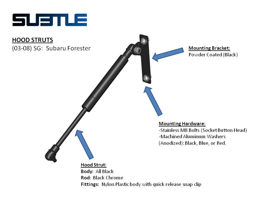 (03-08) Forester - Hood Struts