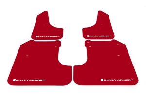 (08-11) Impreza - Rally Armor - UR Mudflaps (Red/White)