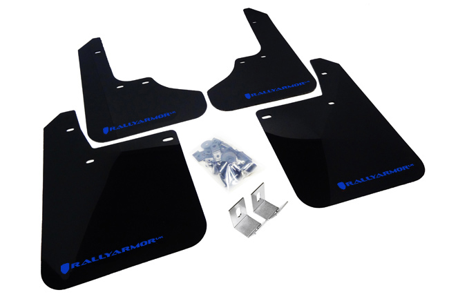 (93-01) Impreza - Rally Armor - UR Mudflaps (Black/Blue)