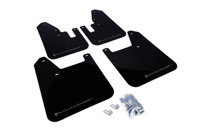 (98-02) Forester - Rally Armor - UR Mudflaps (Black/Gray)